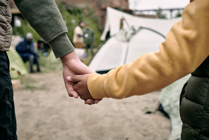Holding hands Holding hands