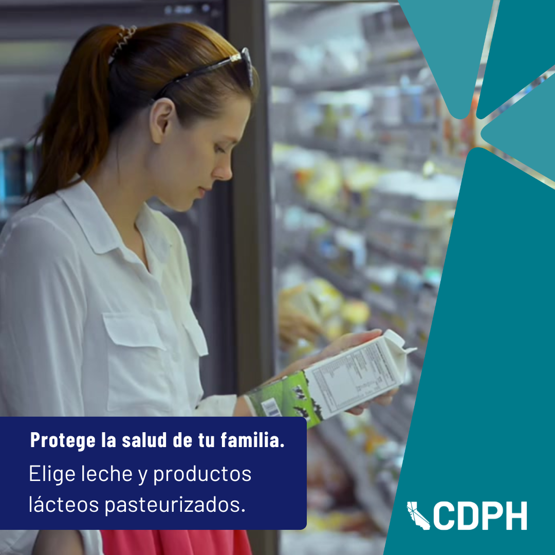Protege la salud de tu familia. Elige leche y productos lĆ”cteos pasteurizados. Protege la salud de tu familia. Elige leche y productos lĆ”cteos pasteurizados.